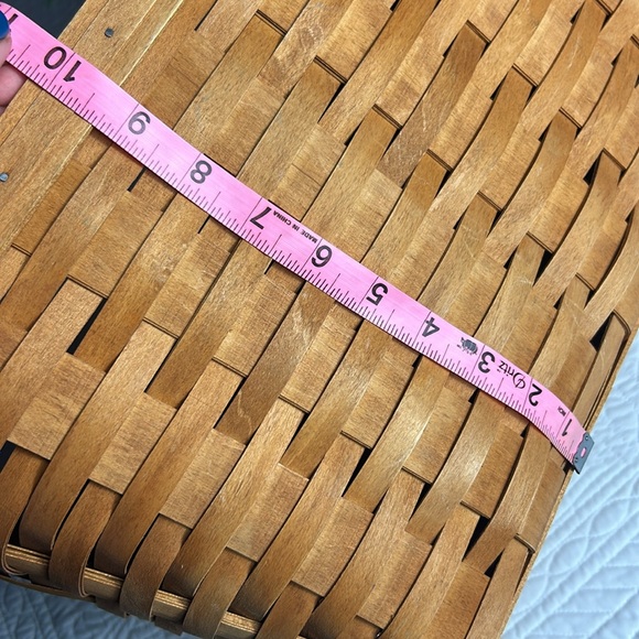 Longaberger Laundry Hand Woven Basket 1994 Vintage - Picture 12 of 13